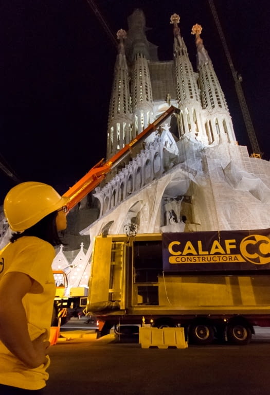 Calaf fabrica e instala las nuevas taquillas de la Sagrada Familia